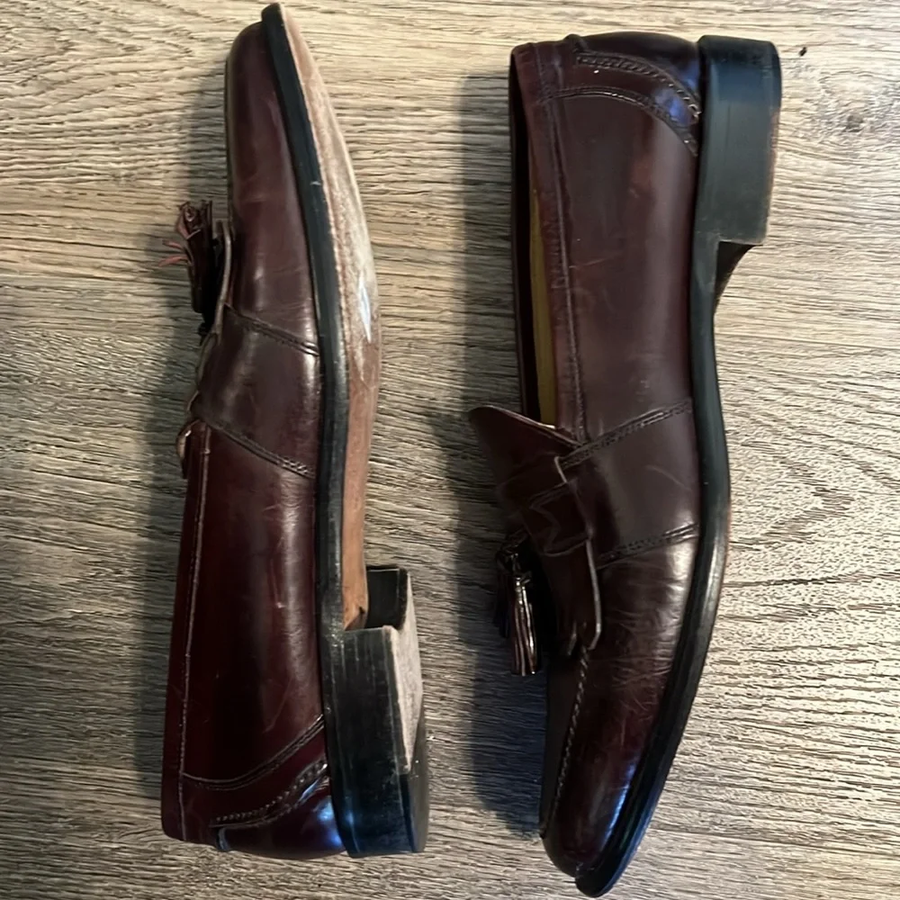 Johnston & Murphy Men's Dark Brown Tassel Loafers